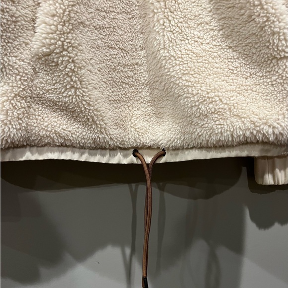 Women’s Varley Pull Over Half Zip Sherpa Appleton Fleece Cinch Waist Size L - Picture 4 of 14